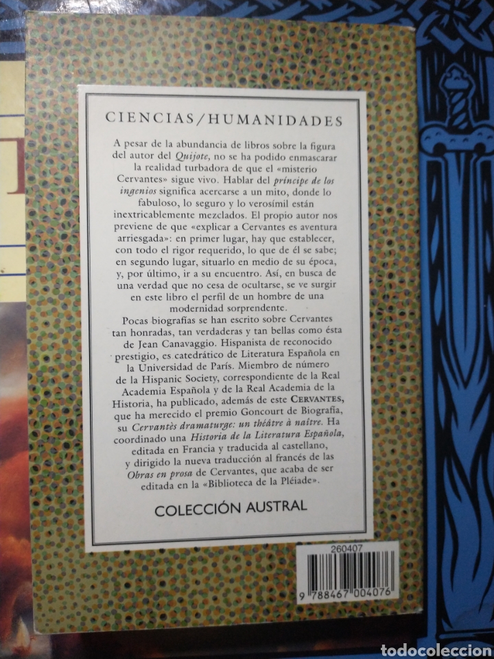 Libros de segunda mano: Cervantes. Jean Canavaggio. Austral. - Foto 2