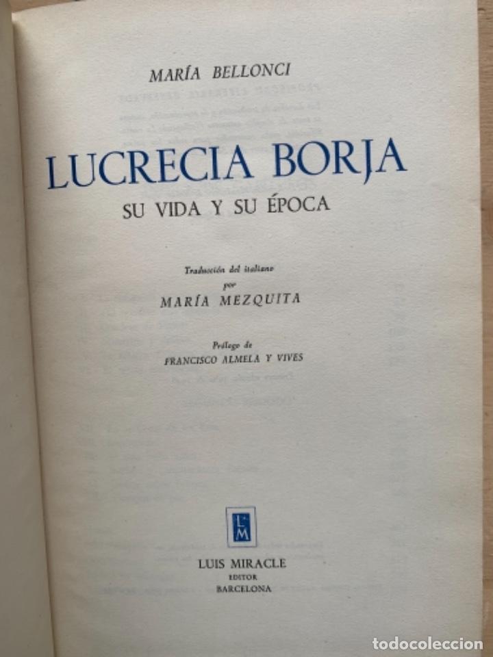Libros de segunda mano: Lucrecia Borja, (Bols, 1) - Foto 4