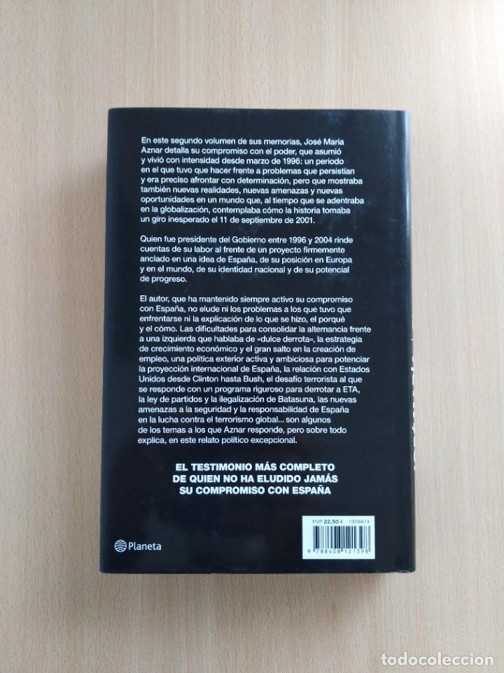 Libros de segunda mano: EL COMPROMISO DEL PODER. MEMORIAS II. Jos&eacute; Maria Aznar - Foto 2
