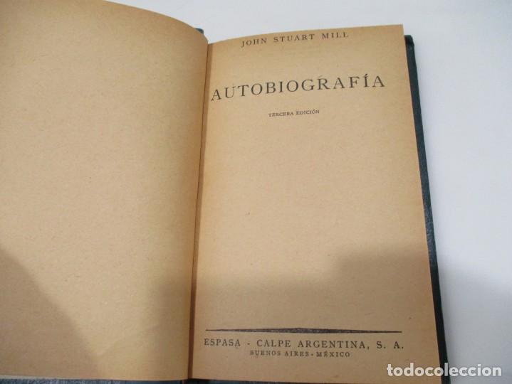 Libros de segunda mano: JOHN STUART MILL Autobiograf&iacute;a W5893 - Foto 2