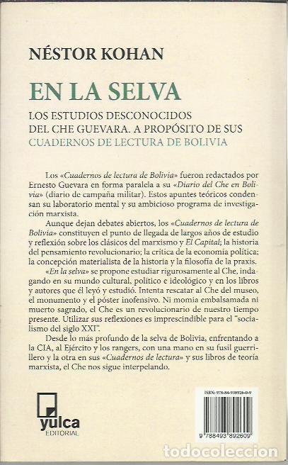 Libros de segunda mano: Nestor Kohan-En La Selva.Yulca.2013. - Foto 2