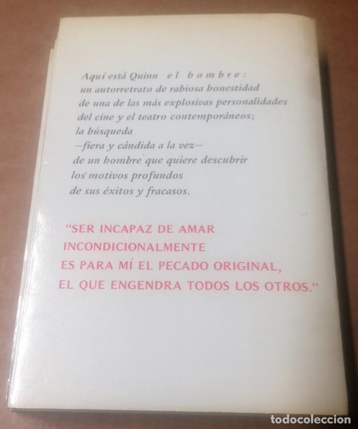 Libros de segunda mano: Anthony Quinn, El pecado original, Autograf&iacute;a, 1973 - Foto 3