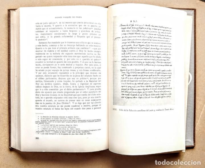 Libros de segunda mano: SIR TOMAS MORO. A. VAZQUEZ DE PRADA - Foto 8