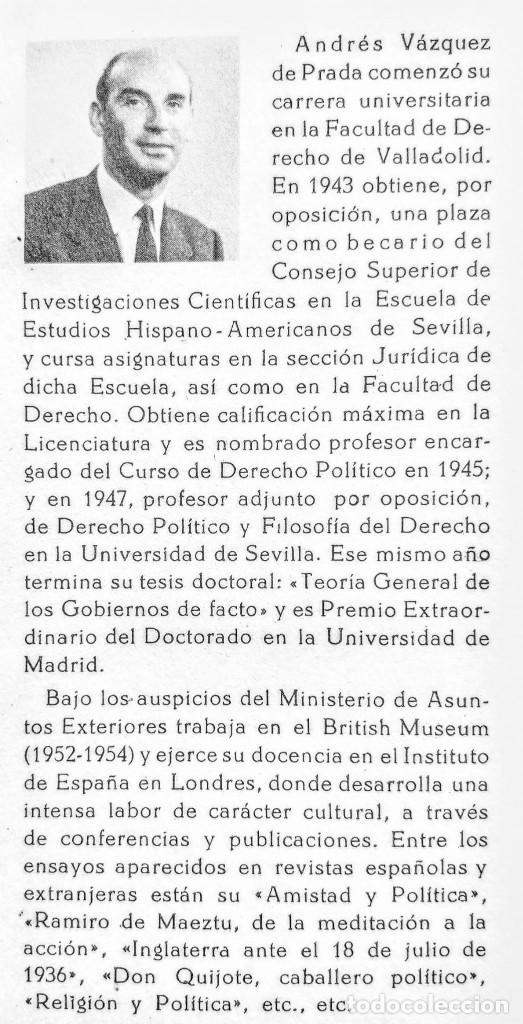 Libros de segunda mano: SIR TOMAS MORO. A. VAZQUEZ DE PRADA - Foto 9
