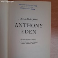 Libros de segunda mano: ROBERT RHODES JAMES - ANTHONY EDEN