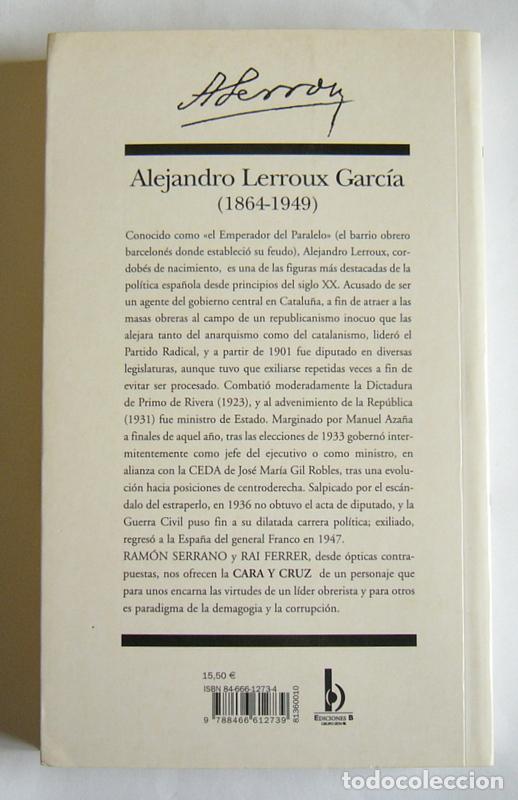 Libros de segunda mano: ALEJANDRO LERROUX - RAMON SERRANO Y RAI FERRER - Foto 3