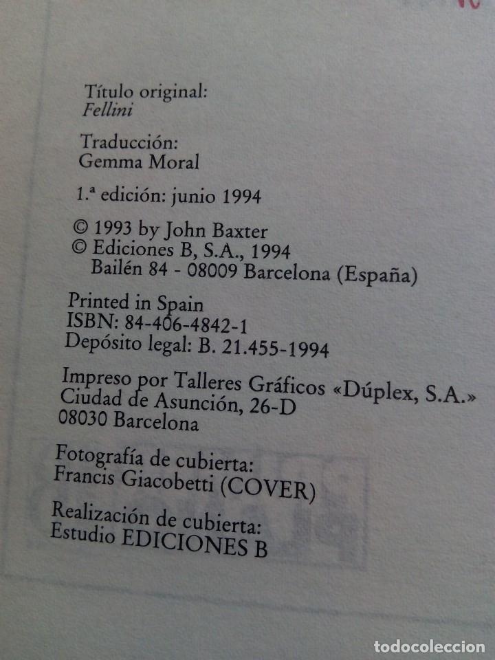 Libros de segunda mano: FELLINI. BIOGRAF&Iacute;A / JOHN BAXTER - Foto 11