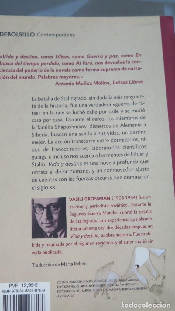 Libros de segunda mano: 2009.- VIDA Y DESTINO. GROSSMAN - Foto 2