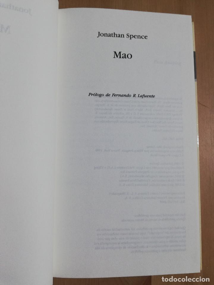 Libros de segunda mano: MAO ZEDONG (JONATHAN SPENCE) - Foto 2