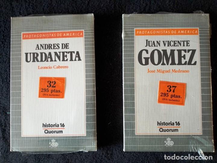 Second hand books: 2 LIBROS PRECINTADOS. PROTAGONISTAS DE AM&Eacute;RICA. N&ordm; 32 y 37.QUORUM. MADRID. 1987