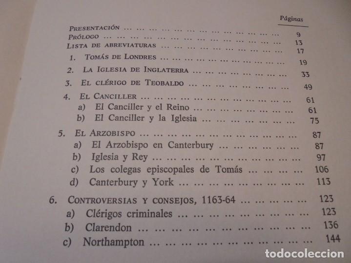 Libros de segunda mano: THOMAS BECKET.DAVID KNOWLES. EDITORIAL RIALP. 1980. - Foto 7