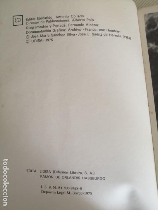 Libros de segunda mano: FRANCO, ESE HOMBRE. JOS&Eacute; M. S&Aacute;NCHEZ SILVA - Foto 4
