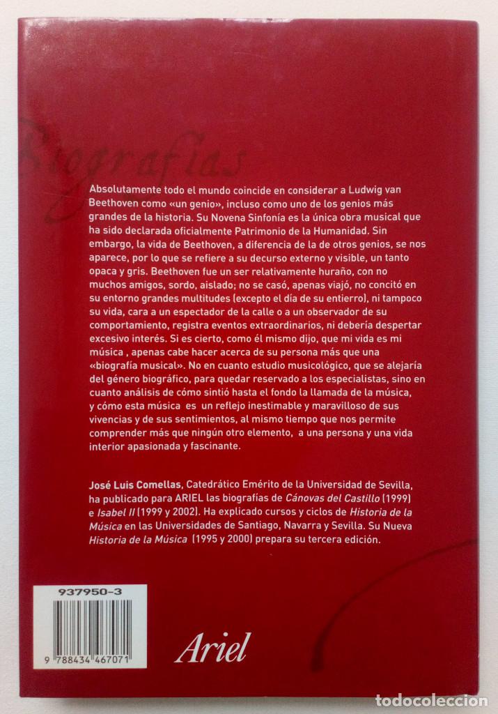 Libros de segunda mano: BEETHOVEN. JOS&Eacute; LUIS COMELLAS. - Foto 2