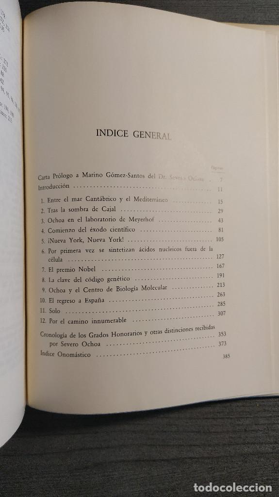 Libros de segunda mano: SEVERO OCHOA . MARINO GOMEZ SANTOS . - Foto 11