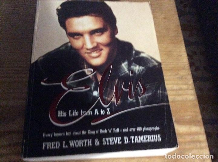 Libros de segunda mano: ELVIS presley HIS LIFE FROM A TO Z-ENCICLOPEDIA EN INGLES-WORTH & TAMERIUS-CONTEMPORARY BOOKS 1988