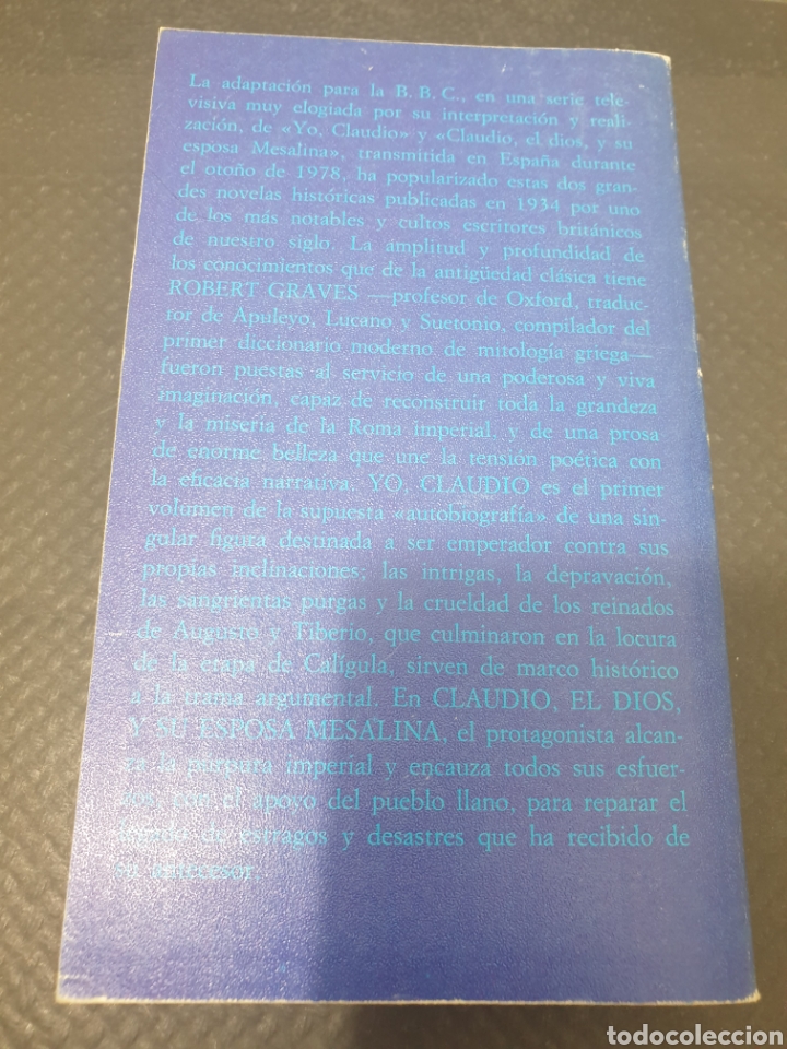 Libros de segunda mano: Yo, Claudio, 1979, Robert graves - Foto 4