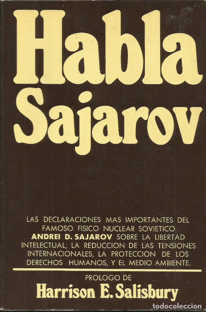 Libros de segunda mano: Habla Sajarov. - Foto 1