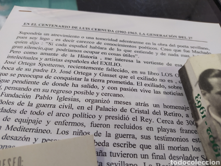 Libros de segunda mano: Luis Cernuda 1900 2963 libro publicidad y centenario escrito - Foto 3