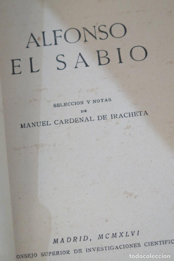 Libros de segunda mano: 1946.- ALFONSO EL SABIO. DE IRACHETA - Foto 9