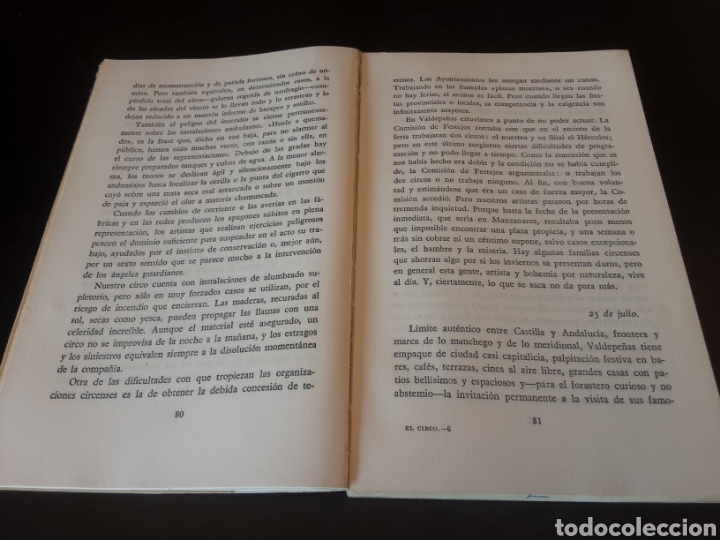 Libros de segunda mano: Un mes con el circo -Alfredo Marquerie- - Foto 5