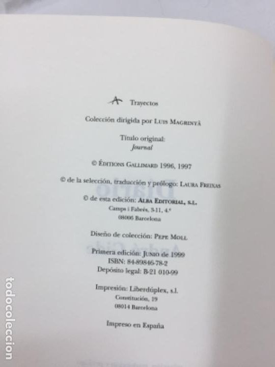 Libros de segunda mano: DIARIO ANDR&Eacute; GUIDE, ALBA EDITORIAL - Foto 3