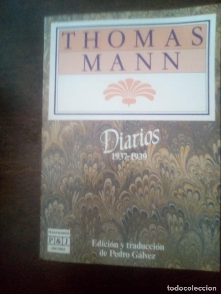 Libros de segunda mano: Thomas Mann. DIARIOS 1937-1939. - Foto 1