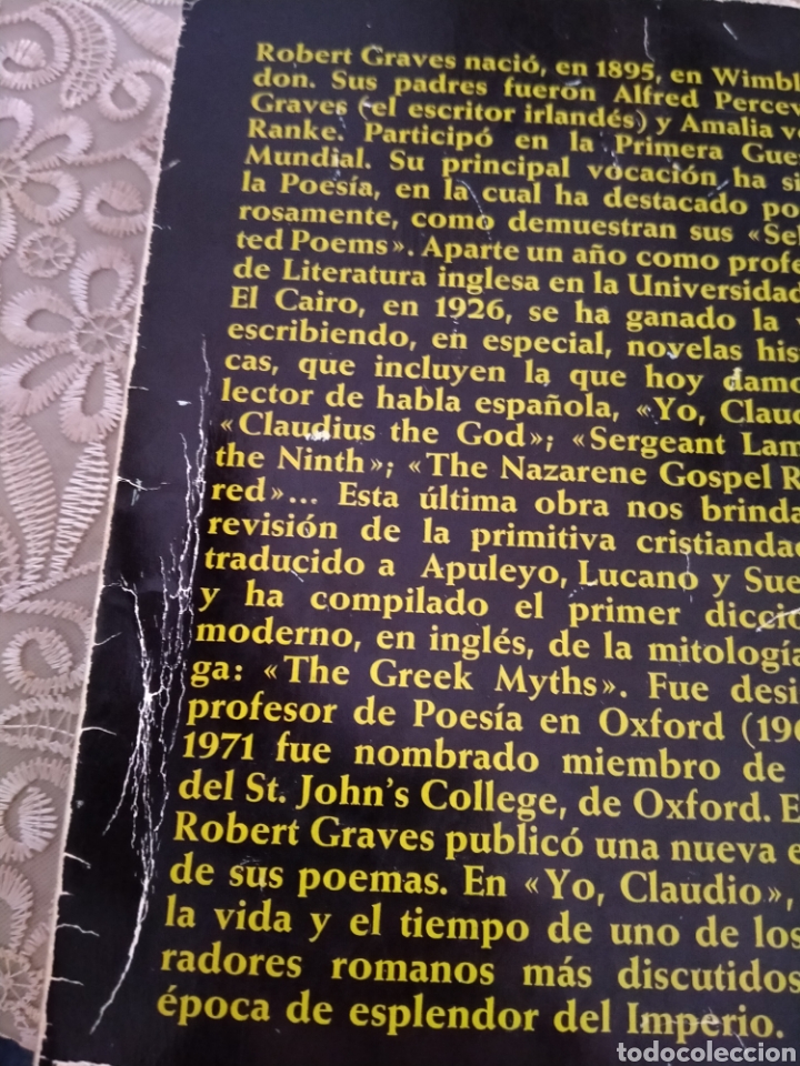Libros de segunda mano: Yo Claudio - Robert Graves - Foto 3
