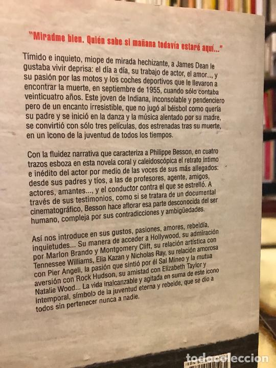 Libros de segunda mano: Vive deprisa. Philippe Besson. James Dean. - Foto 2