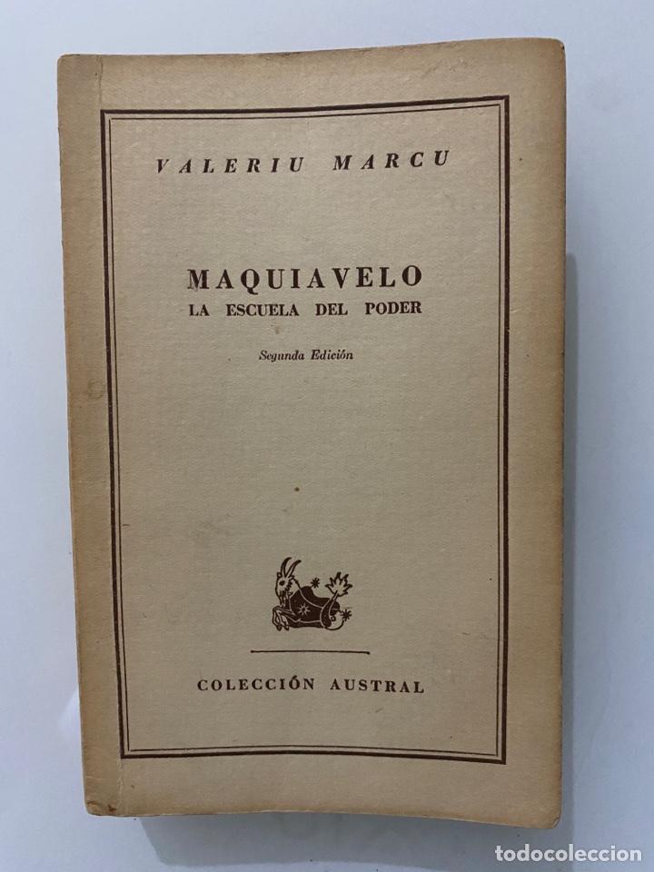 Libros de segunda mano: Maquiavelo. La escuela del poder - MARCU, Valerio - Foto 1