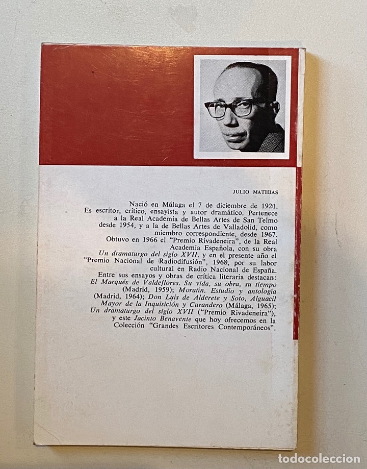 Libros de segunda mano: Benavente - MATHIAS, Julio - Foto 2