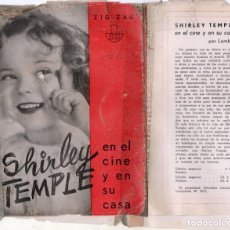Libros de segunda mano: SHIRLEY TEMPLE EN EL CINE Y EN SU CASA EDITORIAL ZIG ZAG IMPRESO EN CHILE. Lote 281819478
