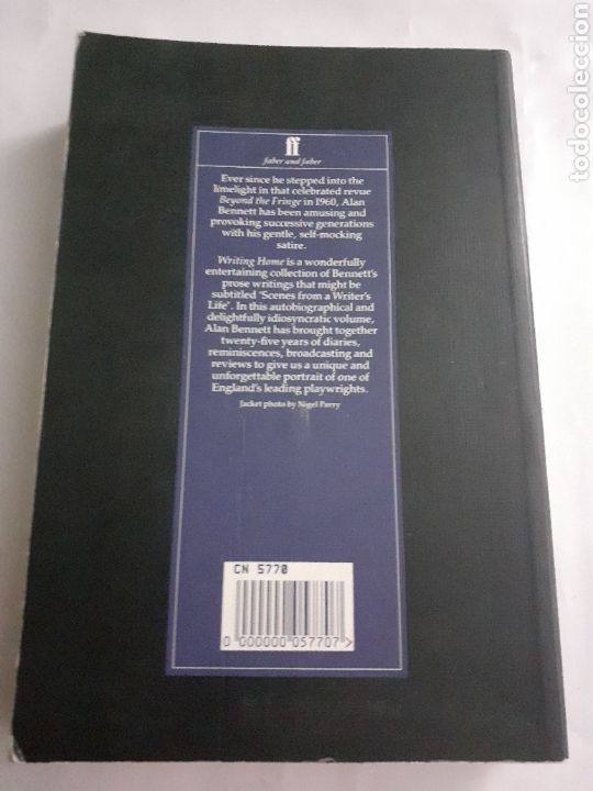Libros de segunda mano: Alan Bennett, Writing Home, 1994, ingl&eacute;s - Foto 2