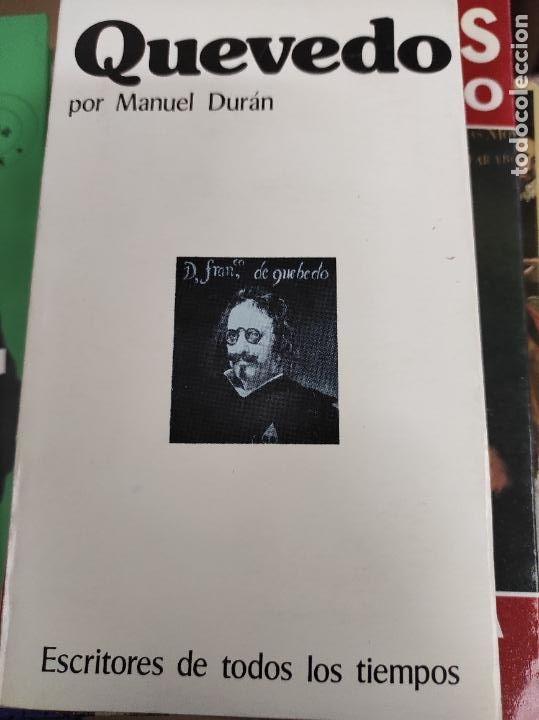 Libros de segunda mano: Francisco de Quevedo.- Duran, Manuel - Foto 1