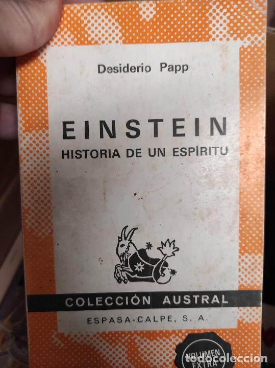 Libros de segunda mano: DESIDERIO PAPP : EINSTEIN, HISTORIA DE UN ESP&Iacute;RITU (AUSTRAL, - Foto 1