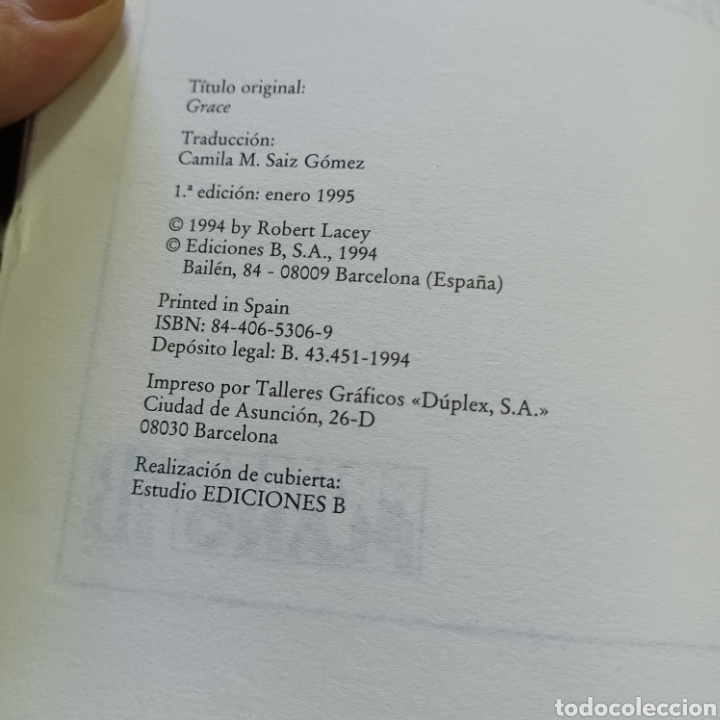 Libros de segunda mano: GRACE - ROBERT LACEY ( BIOGRAFIA ) - Foto 3
