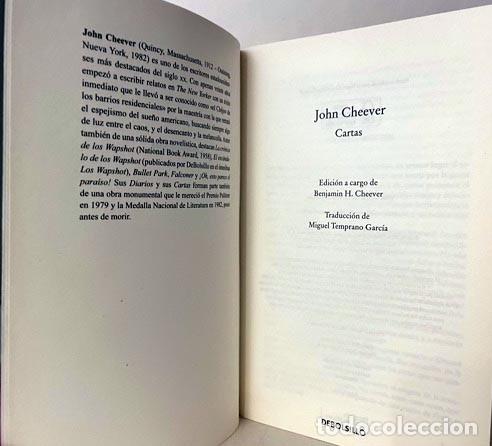 Libros de segunda mano: John Cheever : Cartas (1933 - 1982) - Foto 2