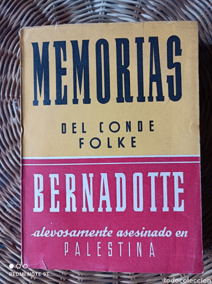 Libros de segunda mano: Memorias del Conde Folke Bernadotte.