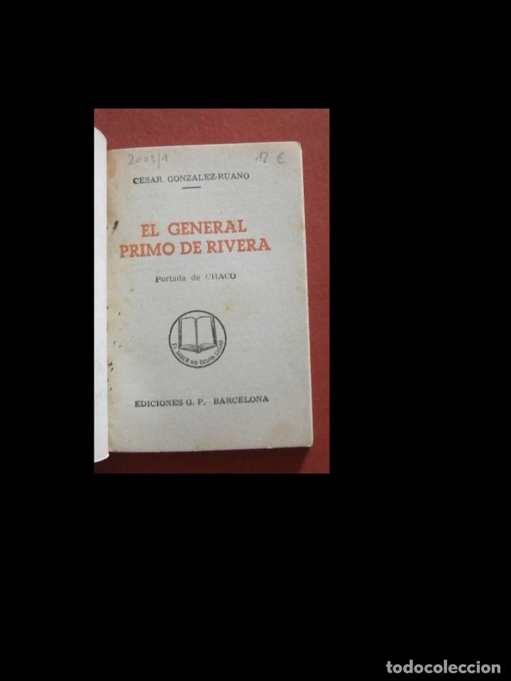 Libros de segunda mano: El General Primo de Rivera. Cesar Gonzalez Ruano - Foto 2