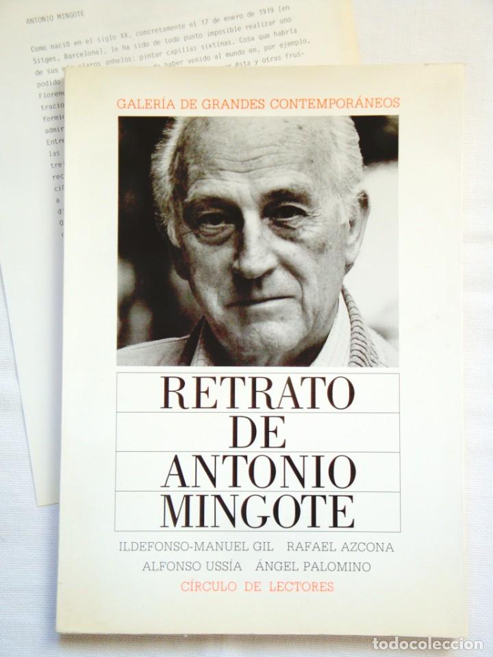 Libros de segunda mano: RETRATO DE ANTONIO MINGOTE - NUEVO - Foto 1