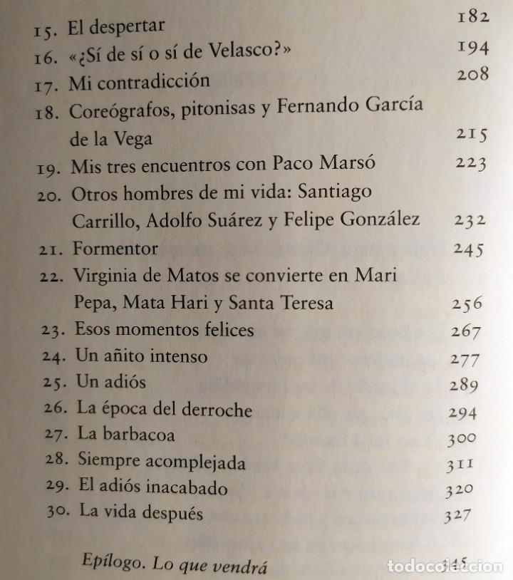 Libros de segunda mano: Concha Velasco El Exito Se Paga - Foto 6