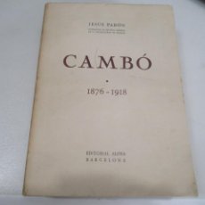 Libros de segunda mano: JESÚS PABÓN CAMBÓ 1876-1918 W9820