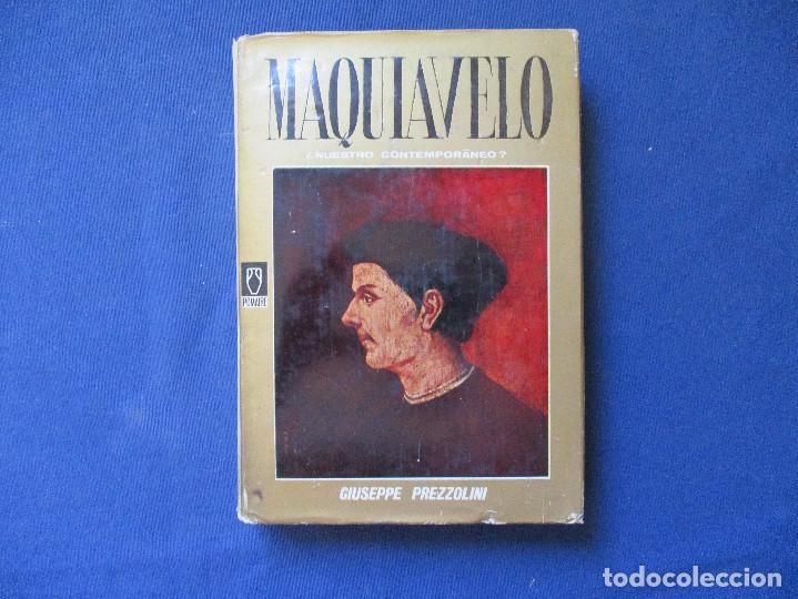 Libros de segunda mano: MAQUIAVELO / 1968 GIUSEPPE PREZZOLINI - Foto 1