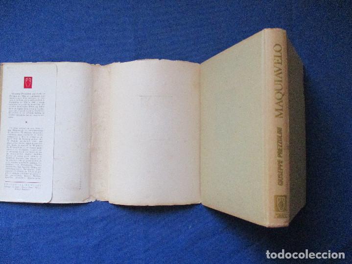 Libros de segunda mano: MAQUIAVELO / 1968 GIUSEPPE PREZZOLINI - Foto 3