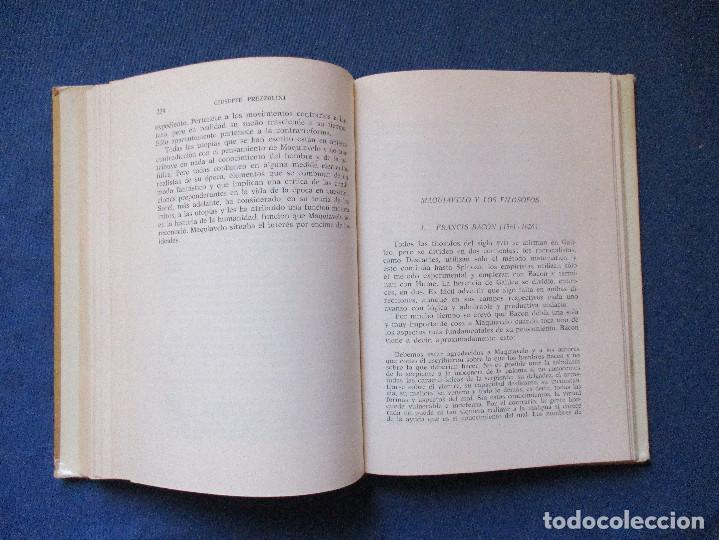 Libros de segunda mano: MAQUIAVELO / 1968 GIUSEPPE PREZZOLINI - Foto 5