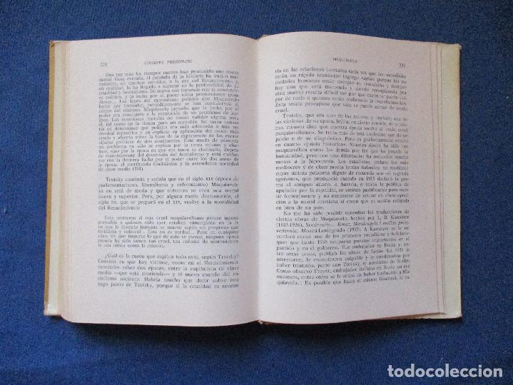 Libros de segunda mano: MAQUIAVELO / 1968 GIUSEPPE PREZZOLINI - Foto 6