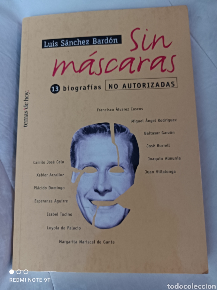 Libros de segunda mano: Luis S&aacute;nchez Bard&oacute;n.&rdquo;Sin m&aacute;scaras&rdquo;. - Foto 1