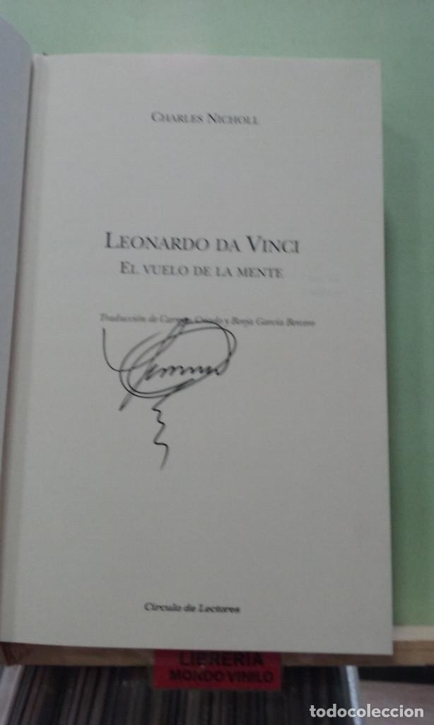 Libros de segunda mano: Leonardo. Charles Nicholl. Circulo de Lectores - Foto 2