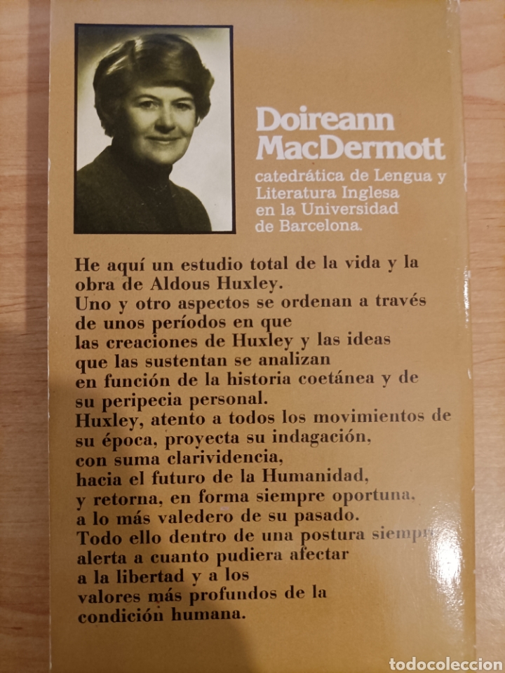 Libros de segunda mano: Aldous Huxley. Doireann MacDermott - Foto 2