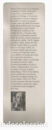 Libros de segunda mano: CONTRA PARA&Iacute;SO - Manuel Vicent - Foto 2