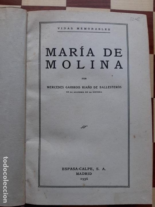 Libri di seconda mano: Mar&iacute;a de Molina - Gaibrois Ria&ntilde;o de Ballesteros, Mercedes